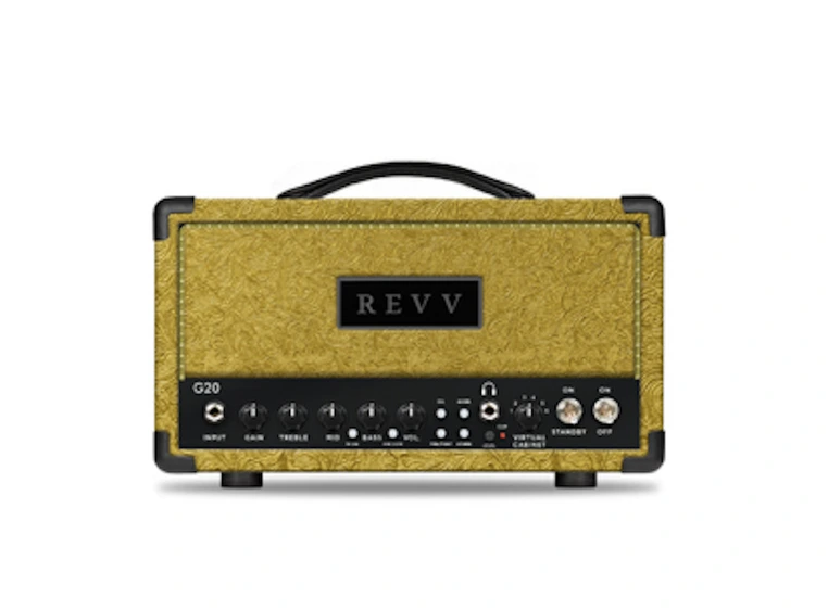 Revv D20 Rørtopp Headshell Gold Western 