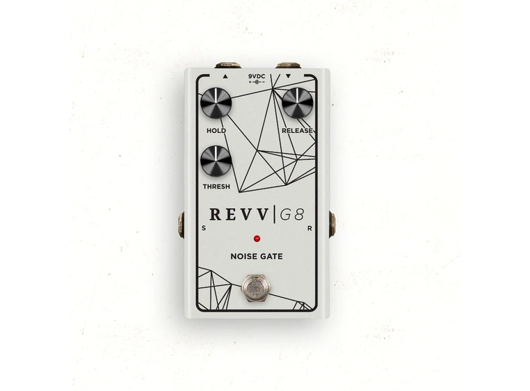 Revv G8 - Noise Gate Pedal - White Pearl 