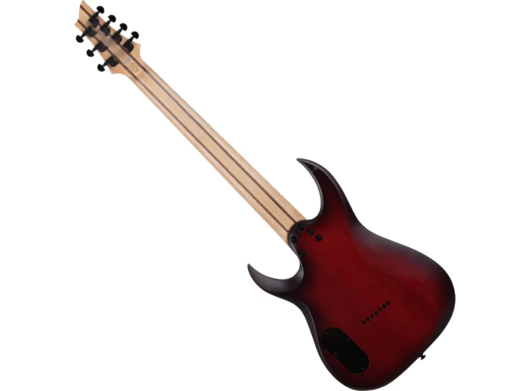 Schecter Sunset-7 Extreme Scarlet Burst 