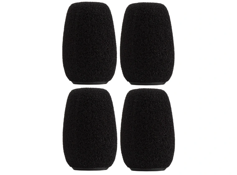 Shure ACVG4WS-B Windscreen (4 pcs.), Gooseneck, black 