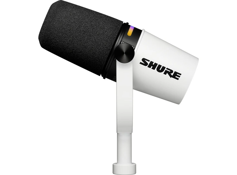 Shure MV7+ White XLR/USB Speech microphone 
