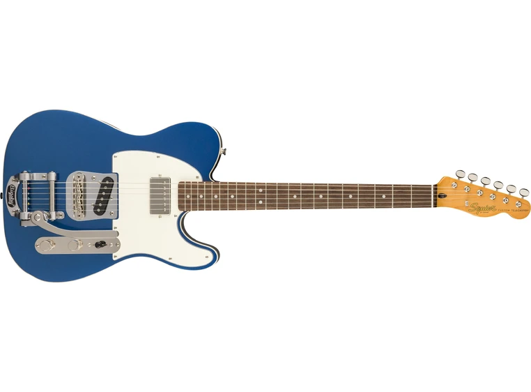 Squier Classic Vibe Custom Telecaster SH, Parchment Pick, Lake Placid Blue 