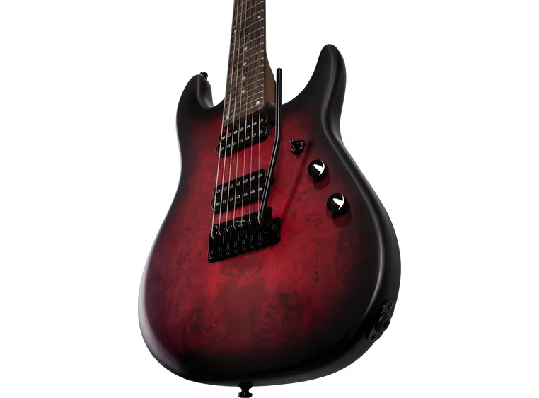 Sterling by Music Man Richardson7 Dark Scarlet Burst Satin 