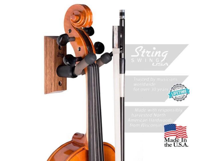 String Swing CC01V BW veggoppheng for fiolin