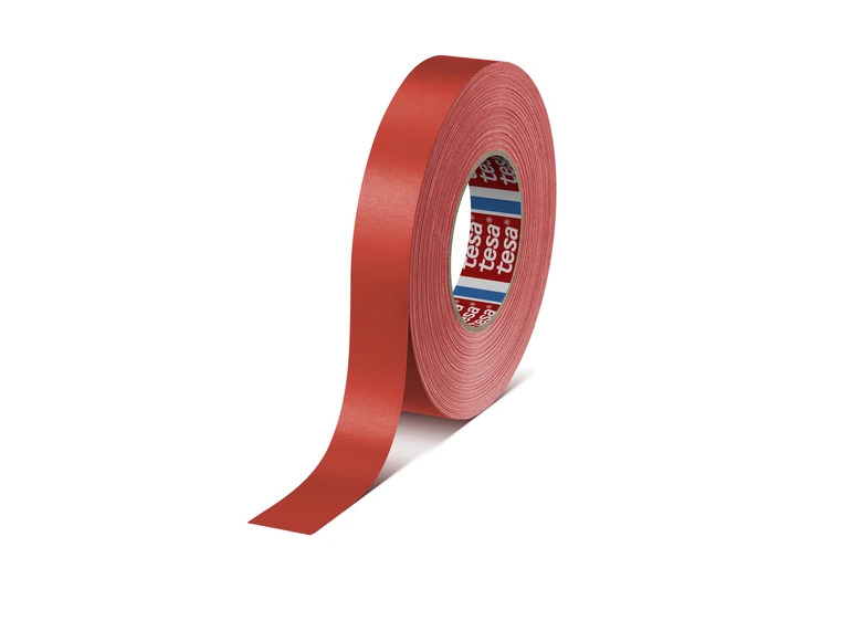 TESA 4651 kraftfull Gaffa, Professional 25mm x 25m, rød 