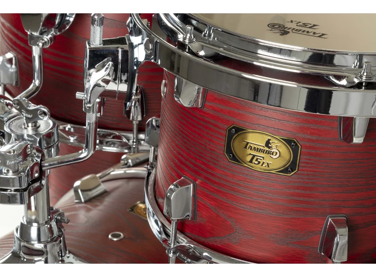 Tamburo TB T5LXS22WGRD Trommesett WRAP/PVC red wood, 22" bass drum 