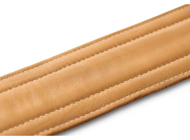 Taylor Spring Vine Strap Brown Leather, 2.5", Butterscotch Trim 
