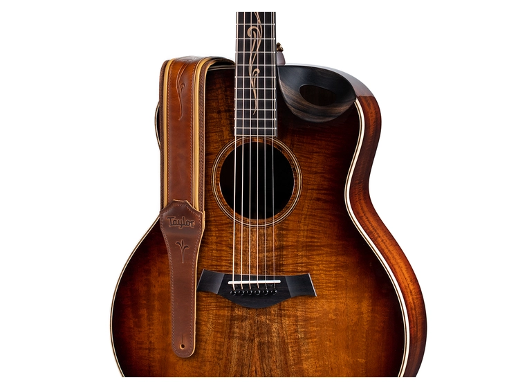 Taylor Spring Vine Strap Brown Leather, 2.5", Butterscotch Trim 
