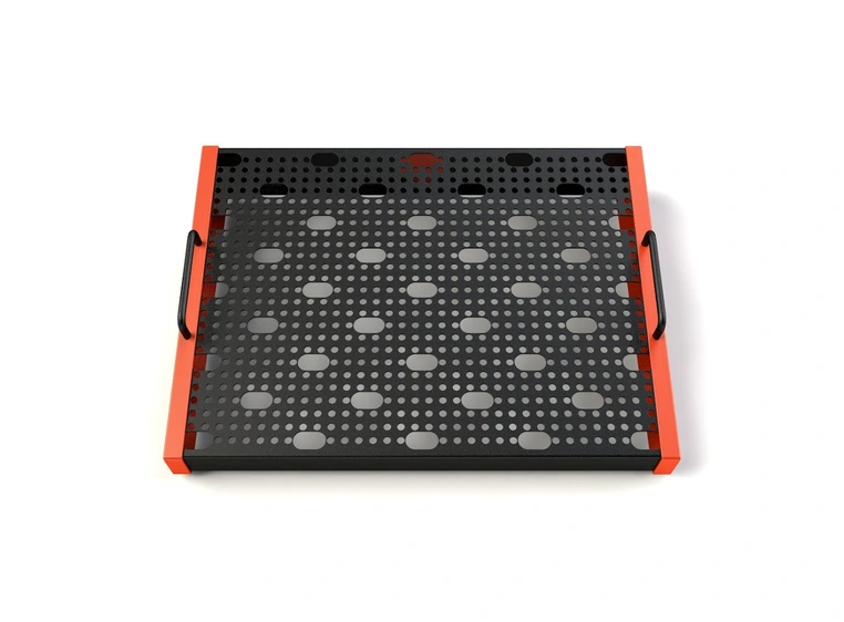 Temple Audio Design DUO Pedalbrett (32 x 43 cm) - Temple Red 