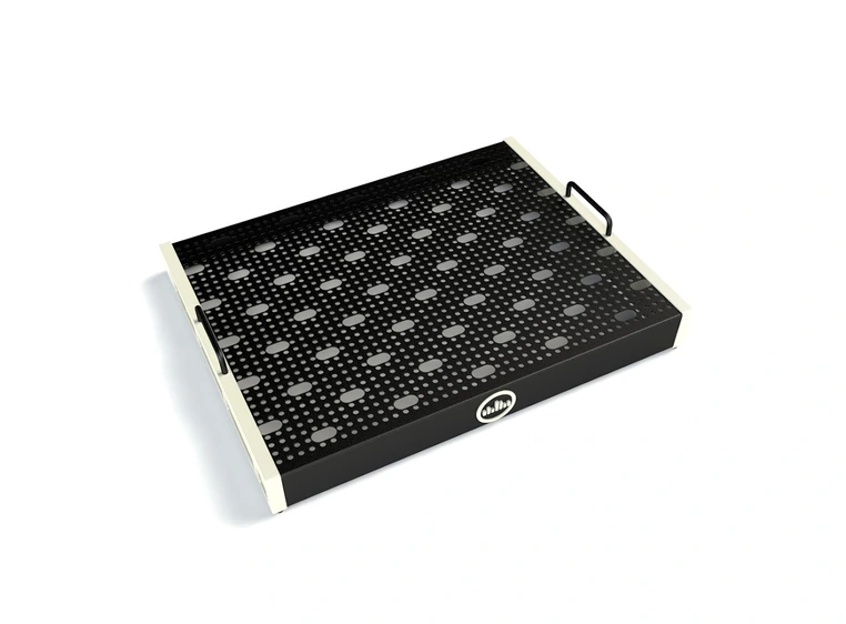 Temple Audio Design TRIO Pedalbrett (42 x 53 cm) - Vintage White 