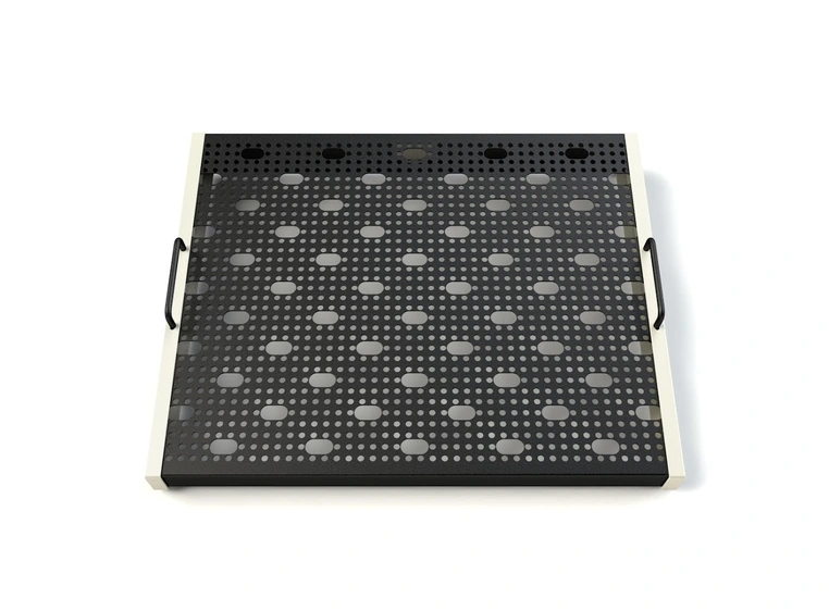 Temple Audio Design TRIO Pedalbrett (42 x 53 cm) - Vintage White 