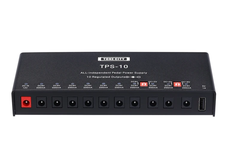 Tone City TPS-10 - Multi Power Supply with 10 Outputs 