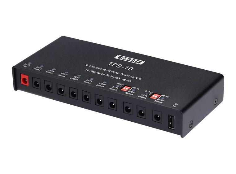 Tone City TPS-10 - Multi Power Supply with 10 Outputs 