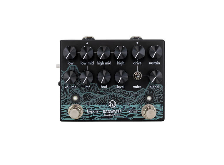 Walrus Audio Badwater Bass Preamp/D.I./EQ/OD/Opt.Compression
