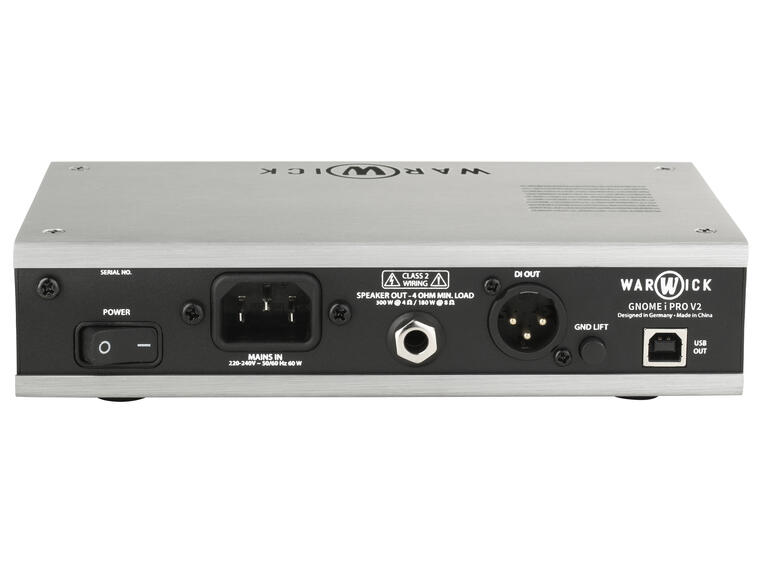 Warwick Gnome i Pro V2 - Pocket Bass Amp USB Interface, Aux Input, 300 Watt