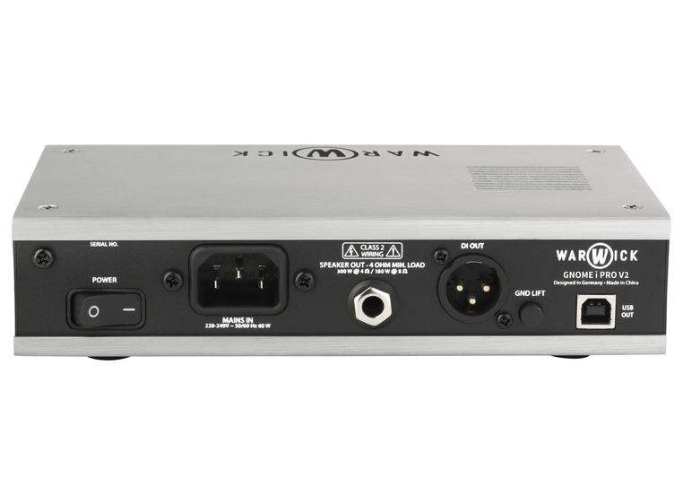 Warwick Gnome i Pro V2 - Pocket Bass Amp USB Interface, Aux Input, 300 Watt 