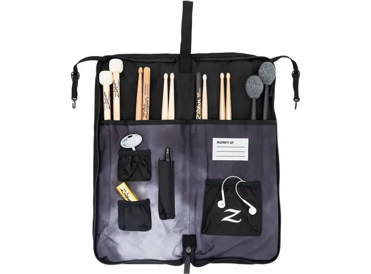 Zildjian Student Backpack sort Kombinert ryggsekk og stikkebag 