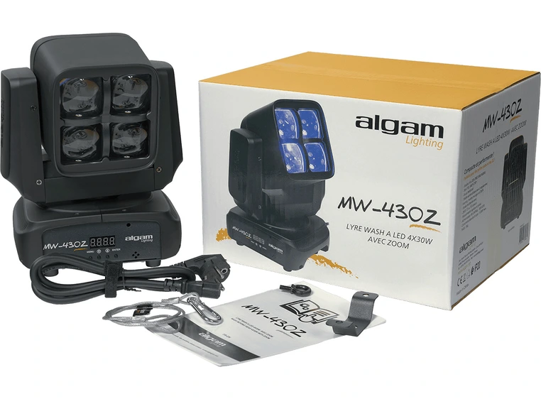 Algam Lighting MW430ZOOM 4 x OSRAM 30W RGBW LEDs + zoom 