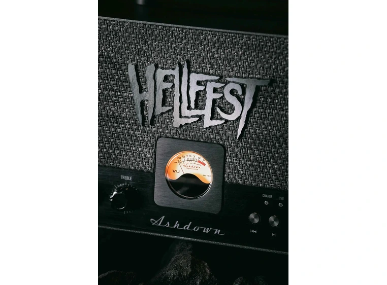 Ashdown HBS40 Hellfest BT speaker Bluetooth, black 2 x 20w battery 