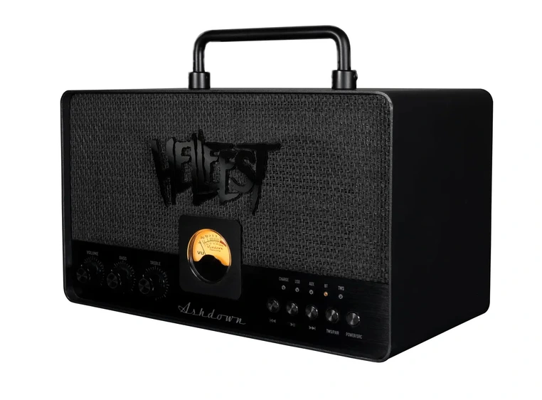 Ashdown HBS40 Hellfest BT speaker Bluetooth, black 2 x 20w battery 