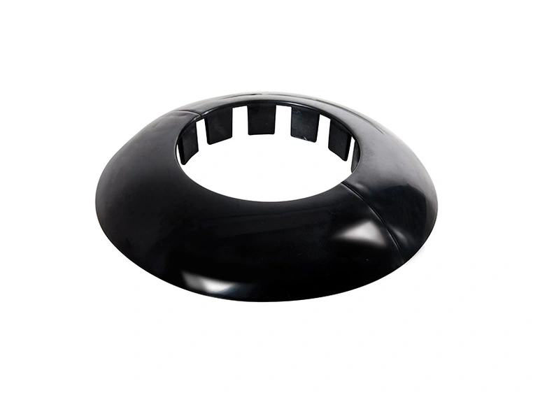 B-Tech BT7055/B Ceiling Finishing Ring for 50mm Poles, Black 