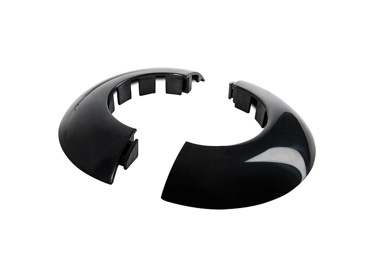 B-Tech BT7055/B Ceiling Finishing Ring for 50mm Poles, Black 