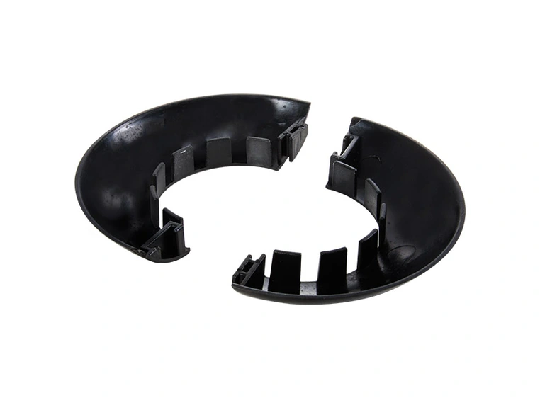 B-Tech BT7055/B Ceiling Finishing Ring for 50mm Poles, Black 