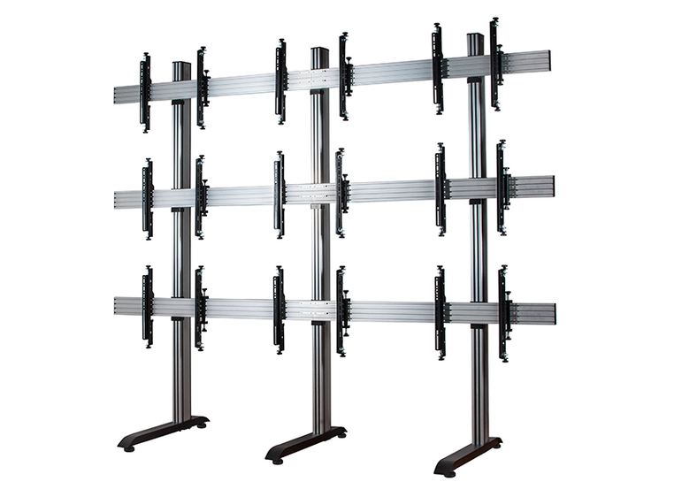 B-Tech BT8370-3x3-60/BB 3x3 Videowall Black/Black 