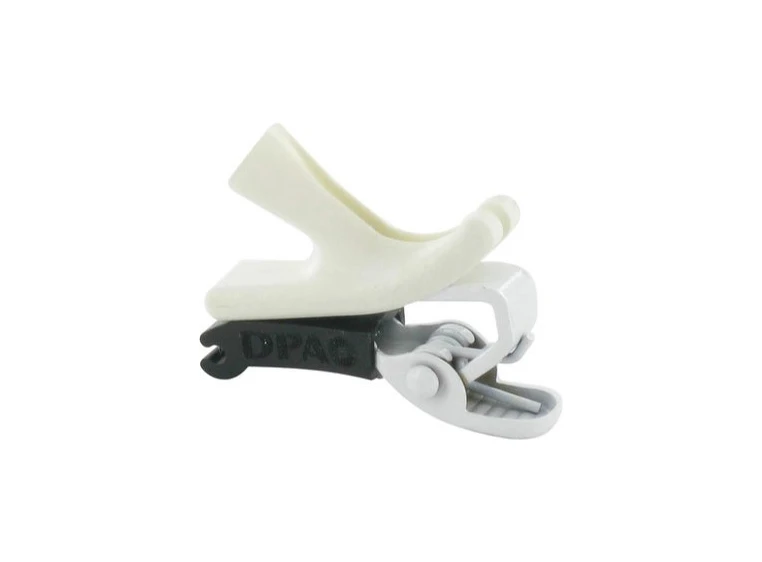 DPA Curved Clip, White, 10 pcs 