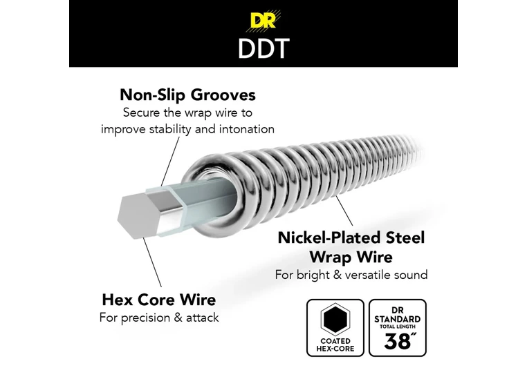 DR Strings DDT-1060 el-gitarstrenger (010-060) 