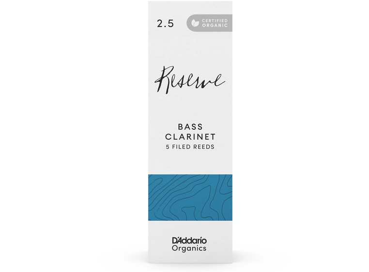 D'Addario Woodwinds ODER0525 5-pakning Org. Reserve Bassklarinett 2.5 