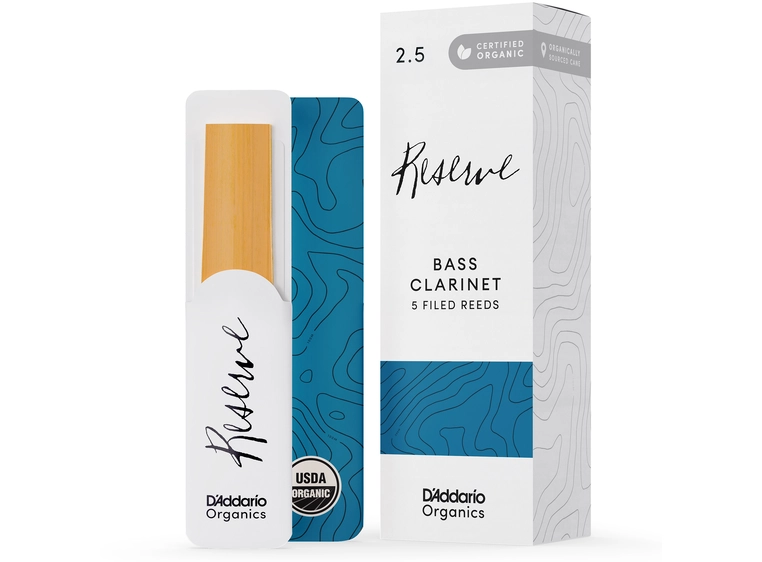 D'Addario Woodwinds ODER0525 5-pakning Org. Reserve Bassklarinett 2.5 