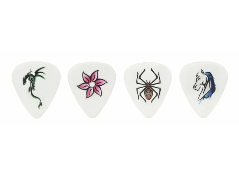 D'Andrea Cool Plecs 351 Tattoos - 0,96 Heavy Assorted Pick Pack 12 pcs 