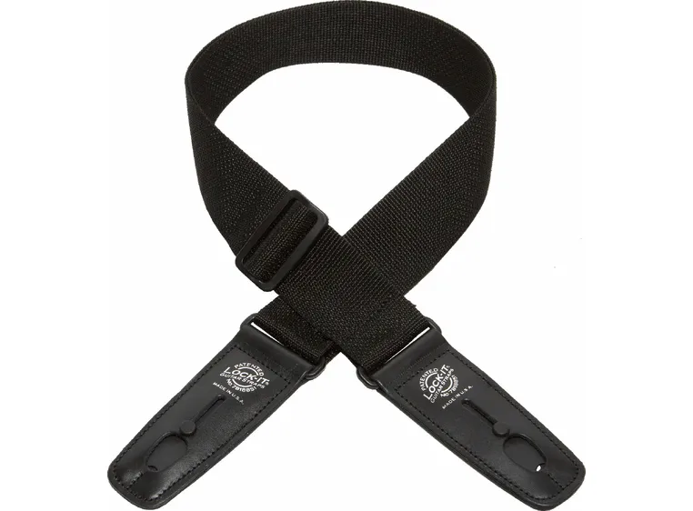 D'Andrea Lock-It Strap 2" Poly Pro, Black 