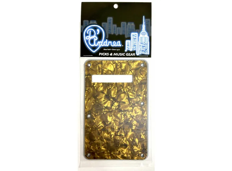 D'Andrea ST-Style Back Plate Gold Pearl 