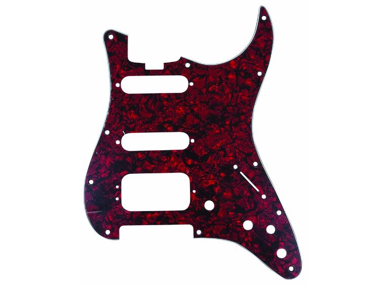 D'Andrea ST-Style HSS Pickguard Red Pearl