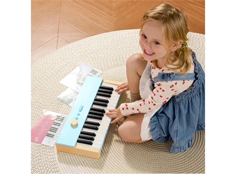 Donner KIDO V-10 el-piano for barn light blue 