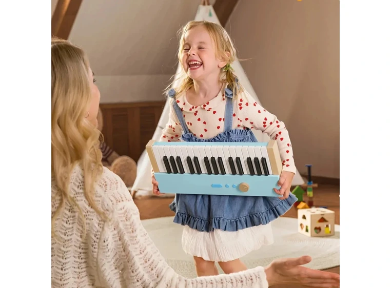 Donner KIDO V-10 el-piano for barn light blue 