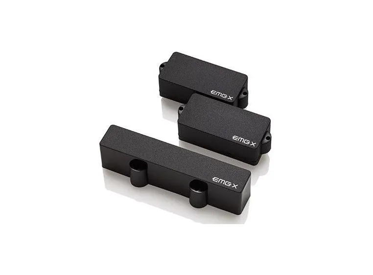 EMG PJX-CS-SET-BK Pickup Set P+J-Bass aktiv Black (Ceramic & Steel) 