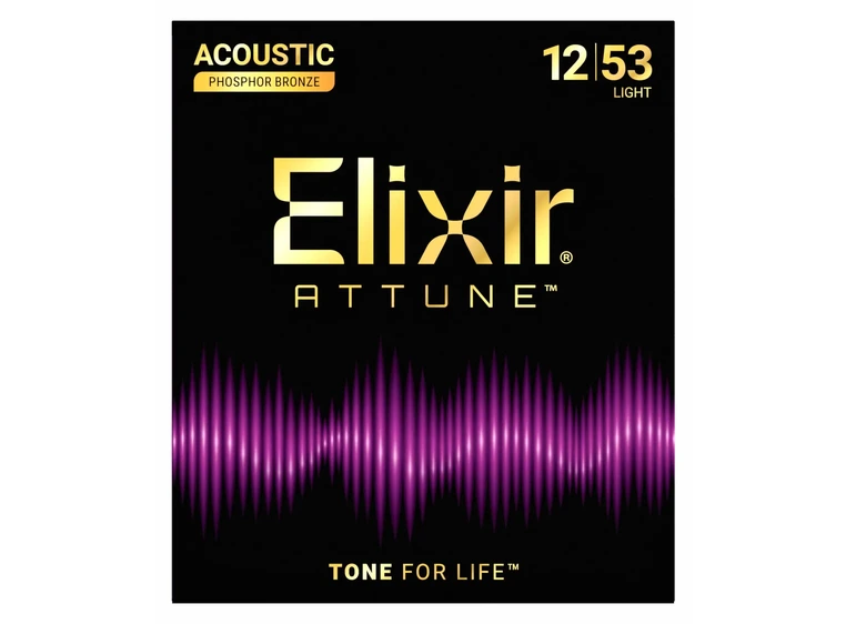Elixir Attune Phosphor Bronze Light (012-053) 21052 