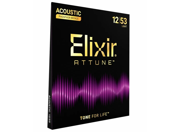 Elixir Attune Phosphor Bronze Light (012-053) 21052 