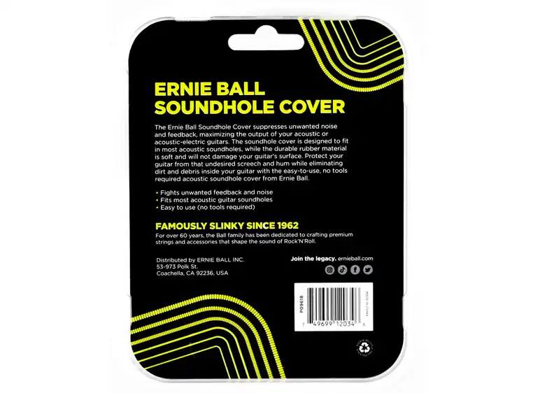 Ernie Ball 9618 Soundhole Cover 