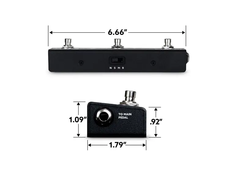 Eventide Barn3 OXU Three Three-button universal aux switch 