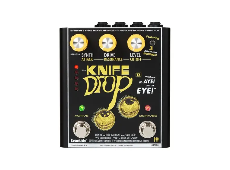 Eventide Knife Drop Sub-octave Fuzz w/analog-style synth FX 