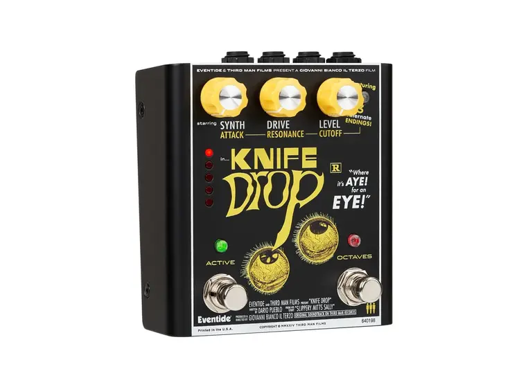 Eventide Knife Drop Sub-octave Fuzz w/analog-style synth FX 
