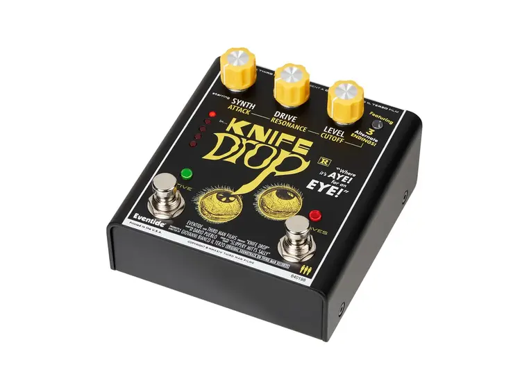 Eventide Knife Drop Sub-octave Fuzz w/analog-style synth FX 