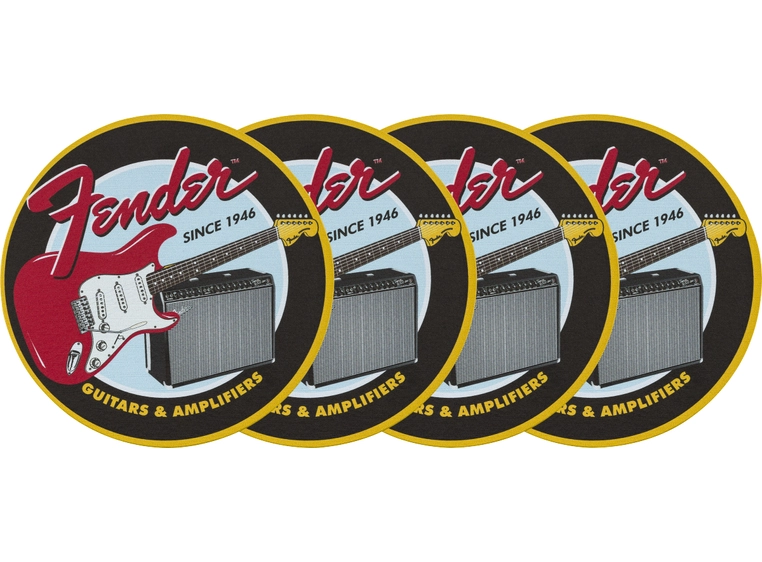 Fender 1946 Guitars & Amps Coaster Set 