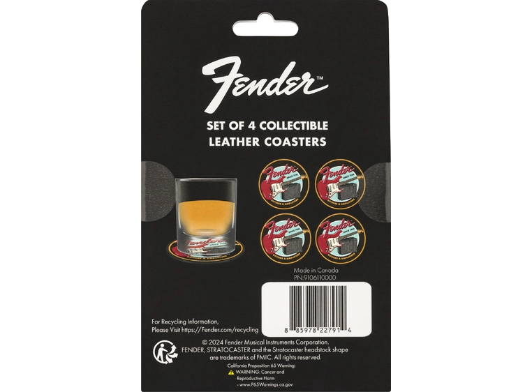 Fender 1946 Guitars & Amps Coaster Set 
