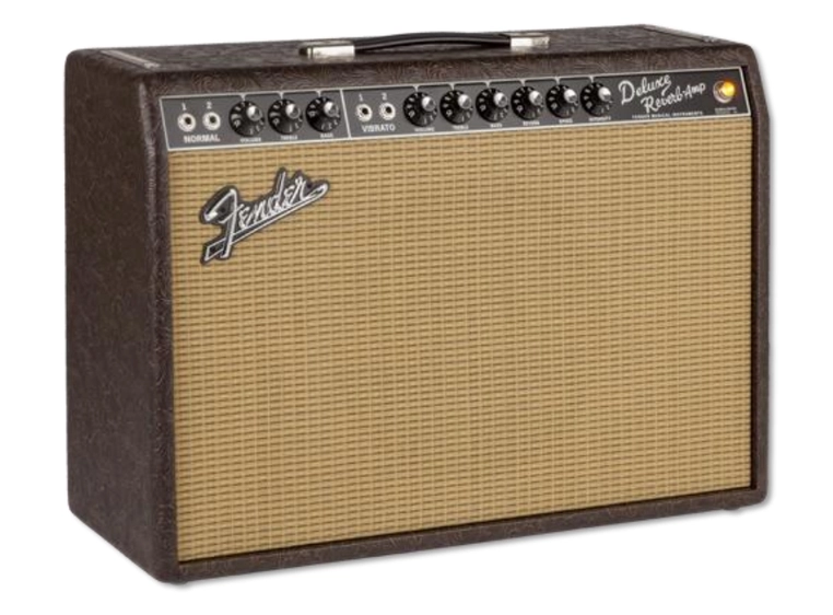 Fender 65 Deluxe Reverb Western Tolex Creamback 