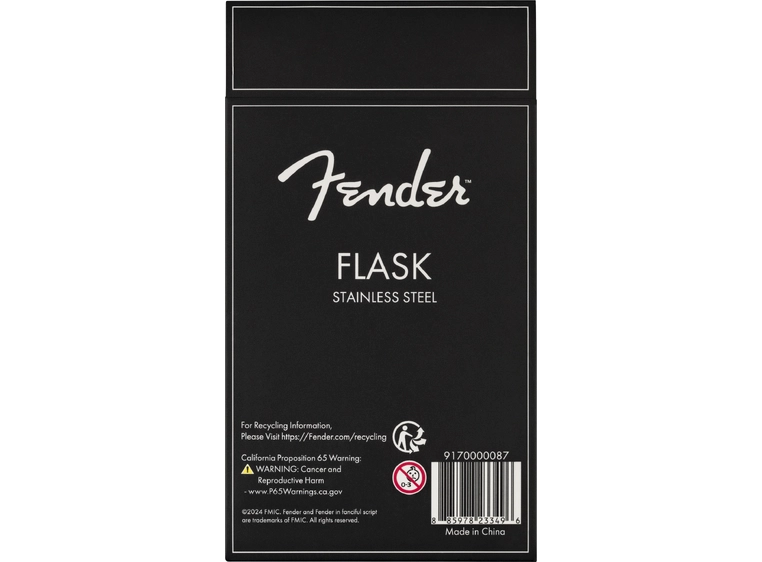 Fender Blackout 8oz Flask 